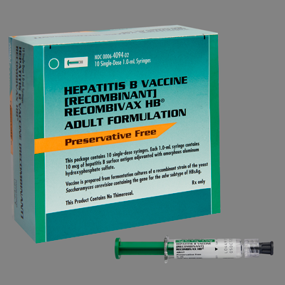 Recombivax HB® Hepatitis B Vaccine All Ages 10 m .. .  .  